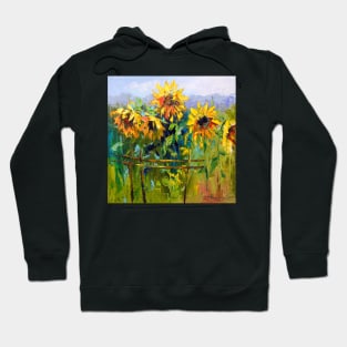 Sunflowers and wind Hoodie